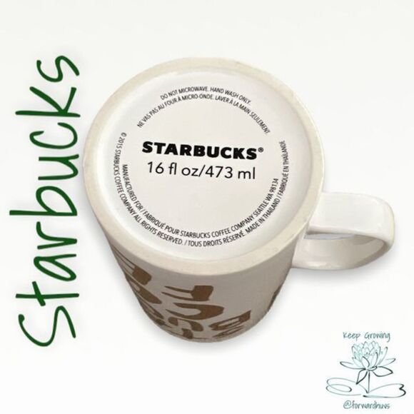 Starbucks 2015 Coffee Mug 16oz - EUC - Picture 4 of 7